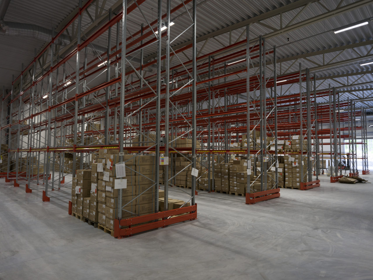 Palletstelling van EAB